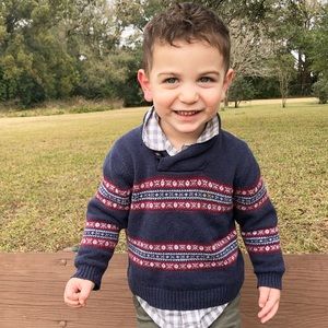 Janie and Jack pullover Boys’ Sweater - 3T